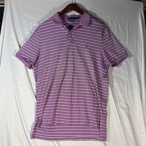Polo by Ralph Lauren Lavender Striped Polo Shirt